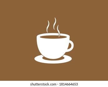 Hot coffee icon. tea icon vector 