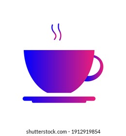 Hot coffee icon. Tea icon. hot coffee and tea icon with vector illustration, vector, flat design. 