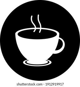 Hot coffee icon. Tea icon. hot coffee and tea icon with vector illustration, vector, flat design. 
