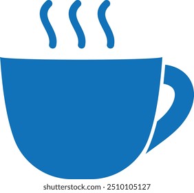 Icono de café caliente, Vector de icono de té caliente