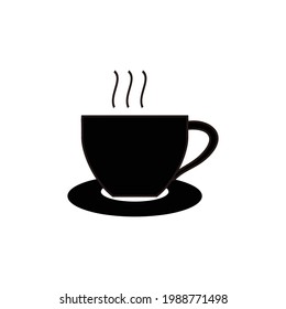 hot coffee icon vector icon