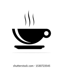 Hot coffee icon. Vector concept illustration for design.