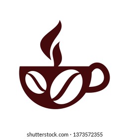 hot coffee logo