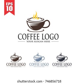 hot coffee logo