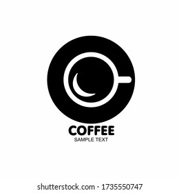Hot coffee logo icon design - Vector Illustration