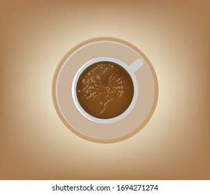 Hot coffee for morning drink