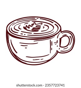 scharfe Kaffeekontrolle einzeln