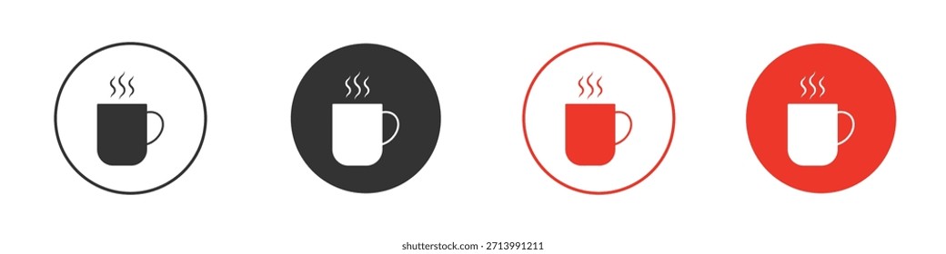 Cafeteira quente ícone. web vetor design