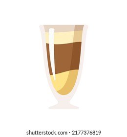Hot coffee mug vector. Popular drink menu in the cafe For drinking to wake up in the morning