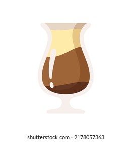Hot coffee mug vector. Popular drink menu in the cafe For drinking to wake up in the morning