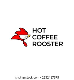 café caliente y diseño simple