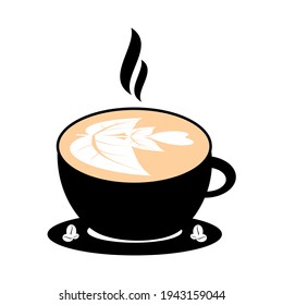 Hot Coffee with sweat cream