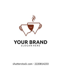HOHES KAFFEE-TALK-LOGO-DESIGN