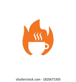 Kaffee-Vektor, Logo für Lebensmittel