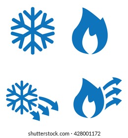 Hot And Cold Icons