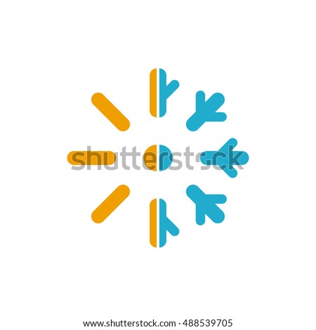 Hot Cold Symbol Stock Vector (Royalty Free) 488539705 - Shutterstock