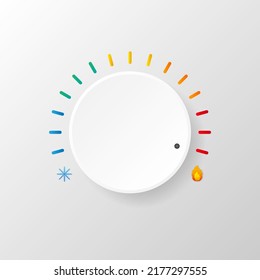 Hot   cold temperature icon  Sun   snowflake 