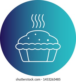 Hot Cup Cake icon for your project
