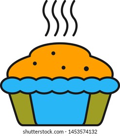 Hot Cup Cake icon for your project
