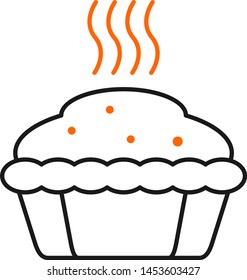 Hot Cup Cake icon for your project
