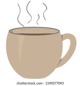 Hot cup of coffee