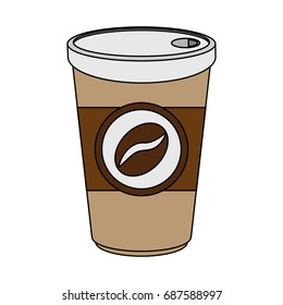 hot cup of coffee icon