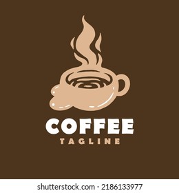 the hot cup coffee logo
