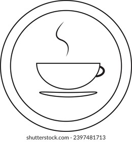 A Hot Cup of Coffee Logo Design