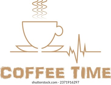 taza de café caliente en el momento adecuado
