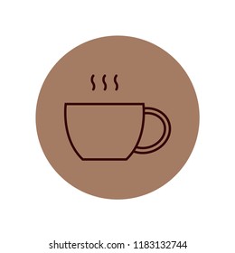 Hot cup icon
