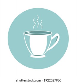 Hot cup icon, it can be likened to serving coffee, tea, or another warm drink. Icons are popularly used in interests of entertainment industry, such as restaurants, bars, cafes, or hangout places.