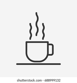 hot cup icon illustration isolated vector sign symbol