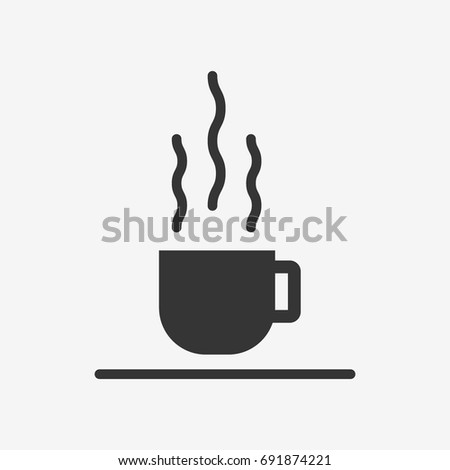 hot cup icon illustration isolated vector sign symbol