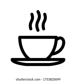 hot cup icon symbol vector on white background