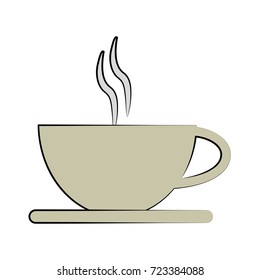 hot cup or mug icon image 