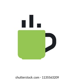 hot cup vector icon