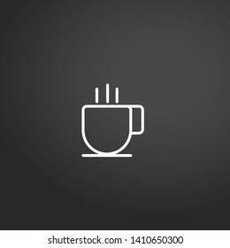 Hot Cup vector icon. Hot Cup concept stroke symbol design. Thin graphic elements vector illustration, outline pattern for your web site design, logo, UI. EPS 10.