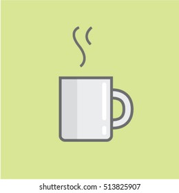 Hot cup vector illustration