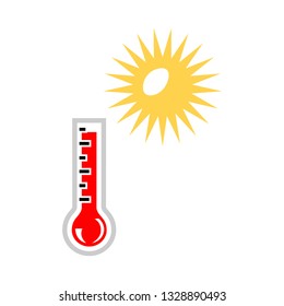 Hot Day icon - high heat report