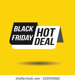 Hot Deal Banner. Vector Illustration