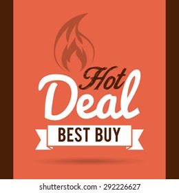 hot deal design, vector illustration eps10 graphic 