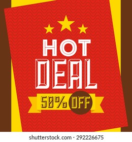 hot deal design, vector illustration eps10 graphic 