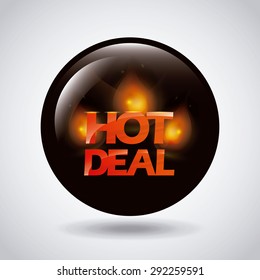 hot deal design, vector illustration eps10 graphic 