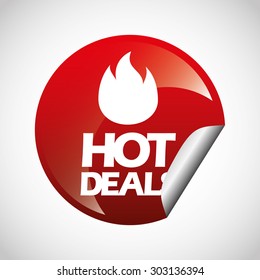 hot deal design, vector illustration eps10 graphic 