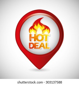 hot deal design, vector illustration eps10 graphic 