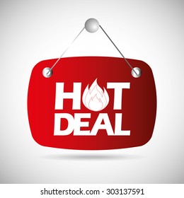 hot deal design, vector illustration eps10 graphic 