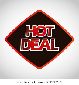 hot deal design, vector illustration eps10 graphic 