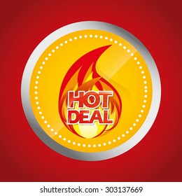 hot deal design, vector illustration eps10 graphic 