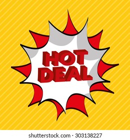 hot deal design, vector illustration eps10 graphic 