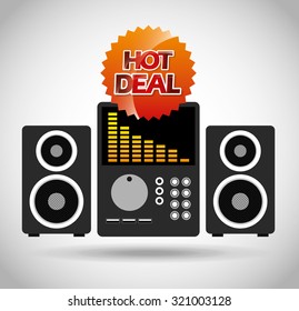 hot deal design, vector illustration eps10 graphic 